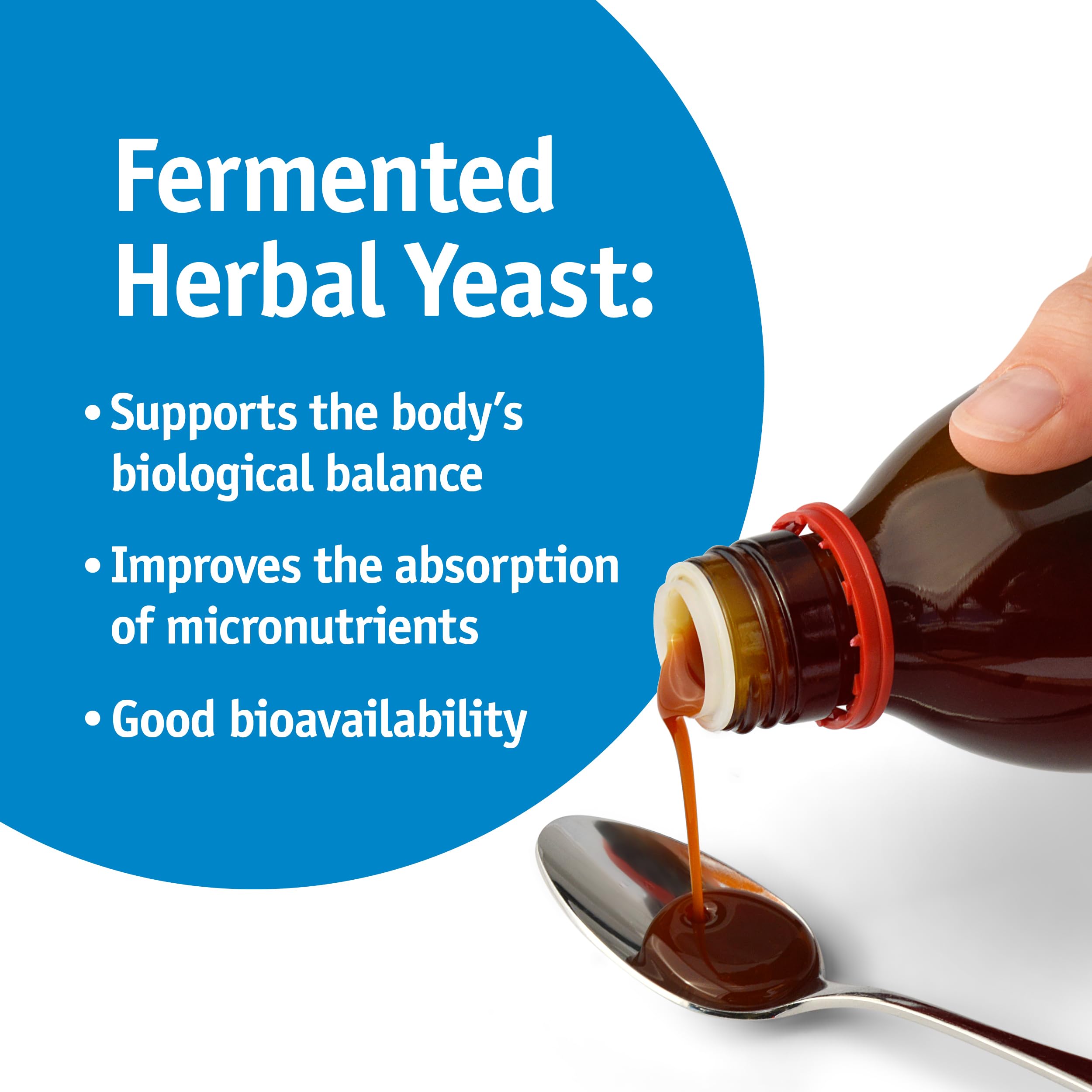 Bio-Strath levadura herbal fermentada para apoyo natural de la digestión