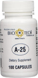 Bio-Tech Pharmacal A-25 cápsula: posible apoyo a la visión nocturna y salud ocular.