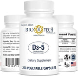 Bio-Tech Pharmacal D3-5: cápsulas libres de alérgenos