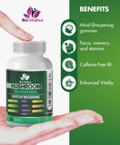 BIO VITALICA gomitas chaga y cordyceps, sabor frutal, opción vegana sin gluten
