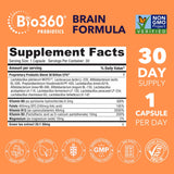 Bio360 Soporte Cognitivo, etiqueta legible, contiene vitaminas B y té verde.