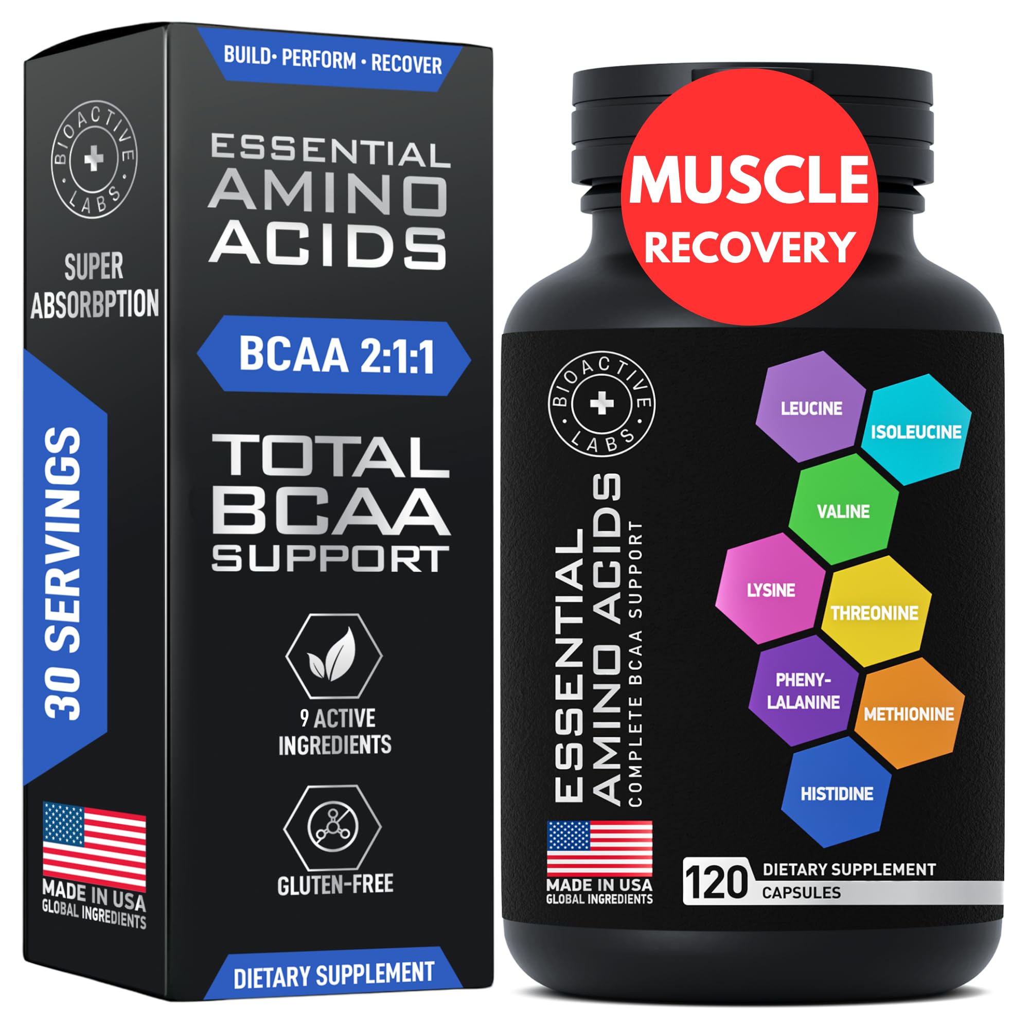 BIOACTIVE LABS apoyo a crecimiento muscular y recuperación diaria.