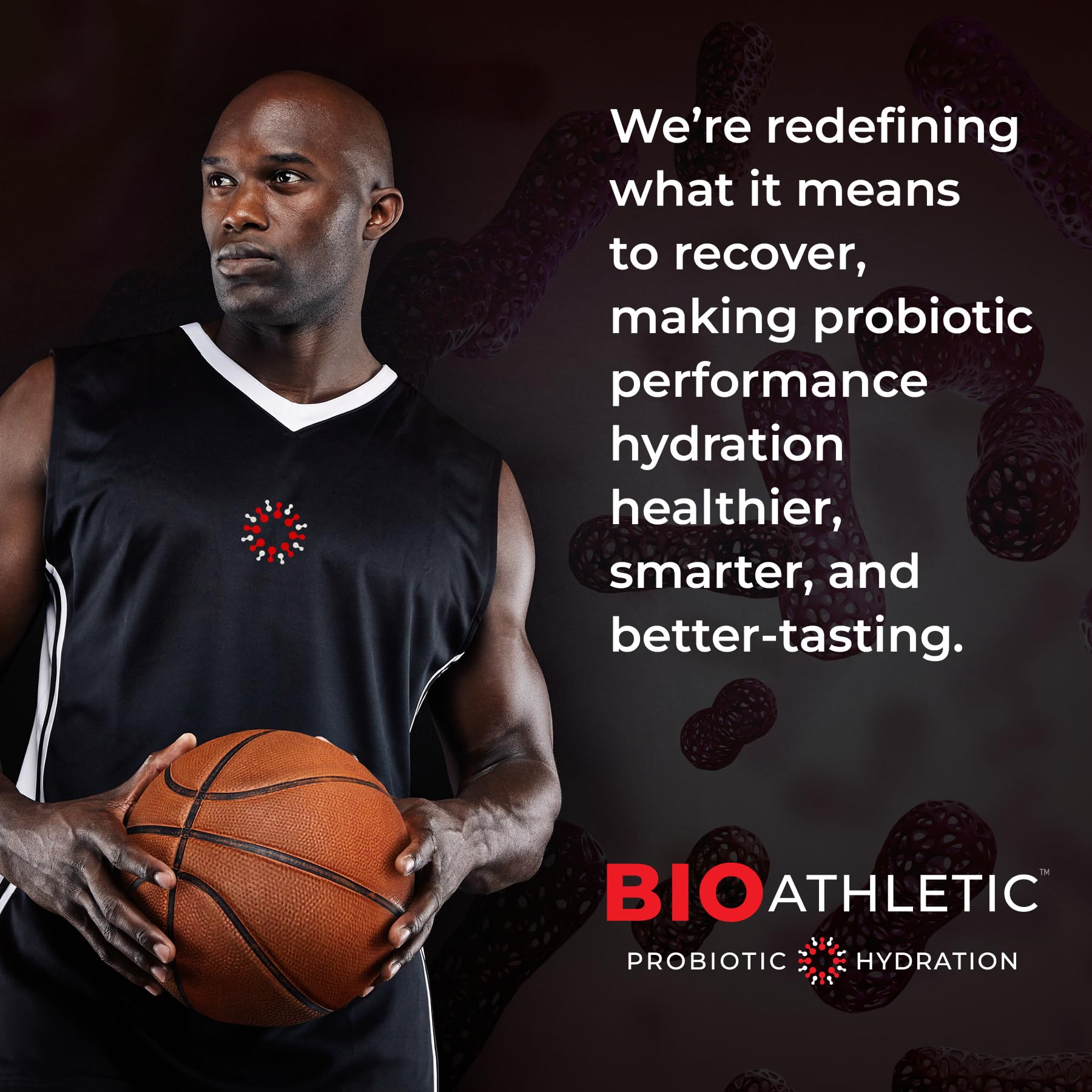 BioAthletic Probiótico-Electrolito hidratación para recuperación después del ejercicio