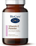 BIOCARE Vitamina-C polvo en envase, práctico para dosis diarias
