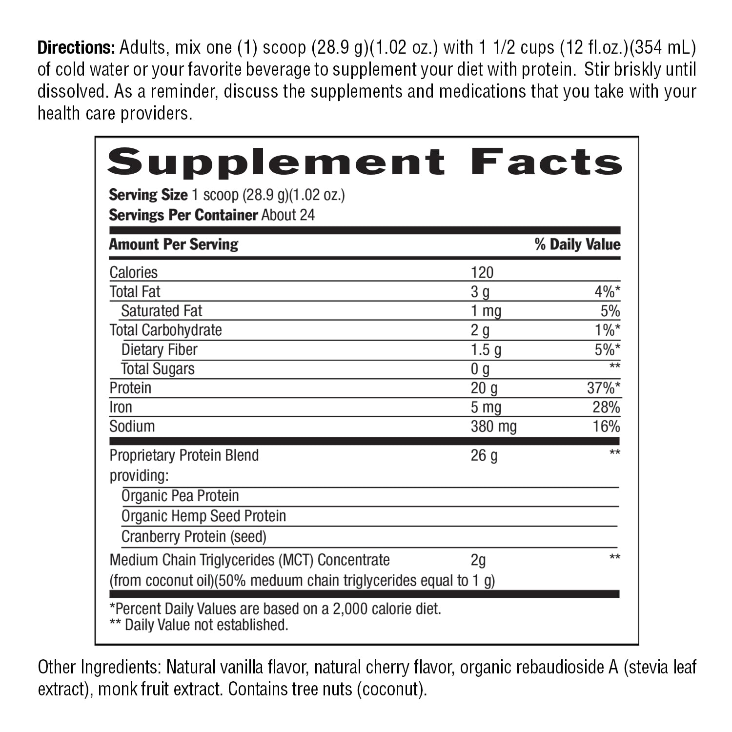 Biochem Proteína Vegana derrame pote, mezcla rápida para batido cremoso