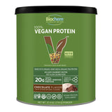Biochem proteína vegetal chocolate envase, fuente de 20 g por porción para recuperación