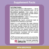 Bioclinic Naturals Ubiquinol: etiqueta frontal clara de calidad
