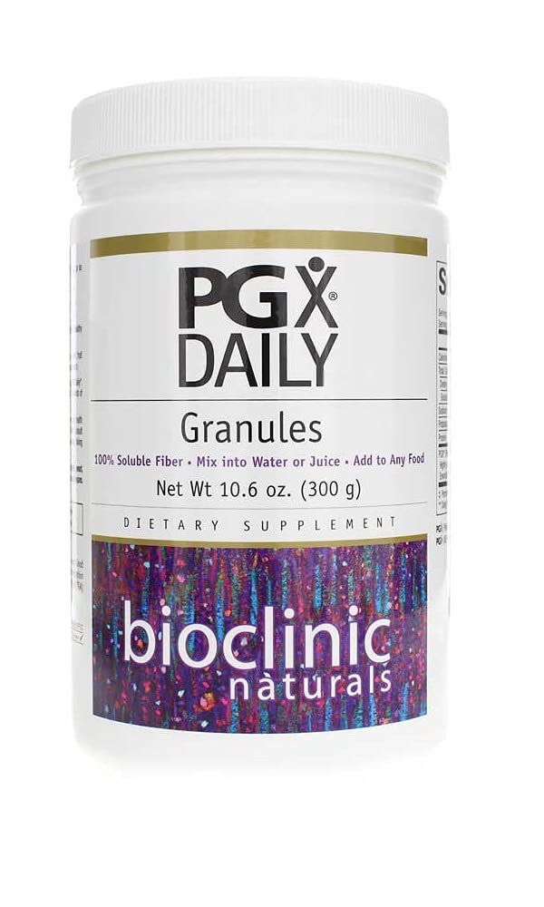 Bioclinic PGX Daily Granules sin sabor en envase, ideal para desayunos rápidos