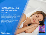 BioEmblem camomila y hierbas para favorecer la relajación nocturna.