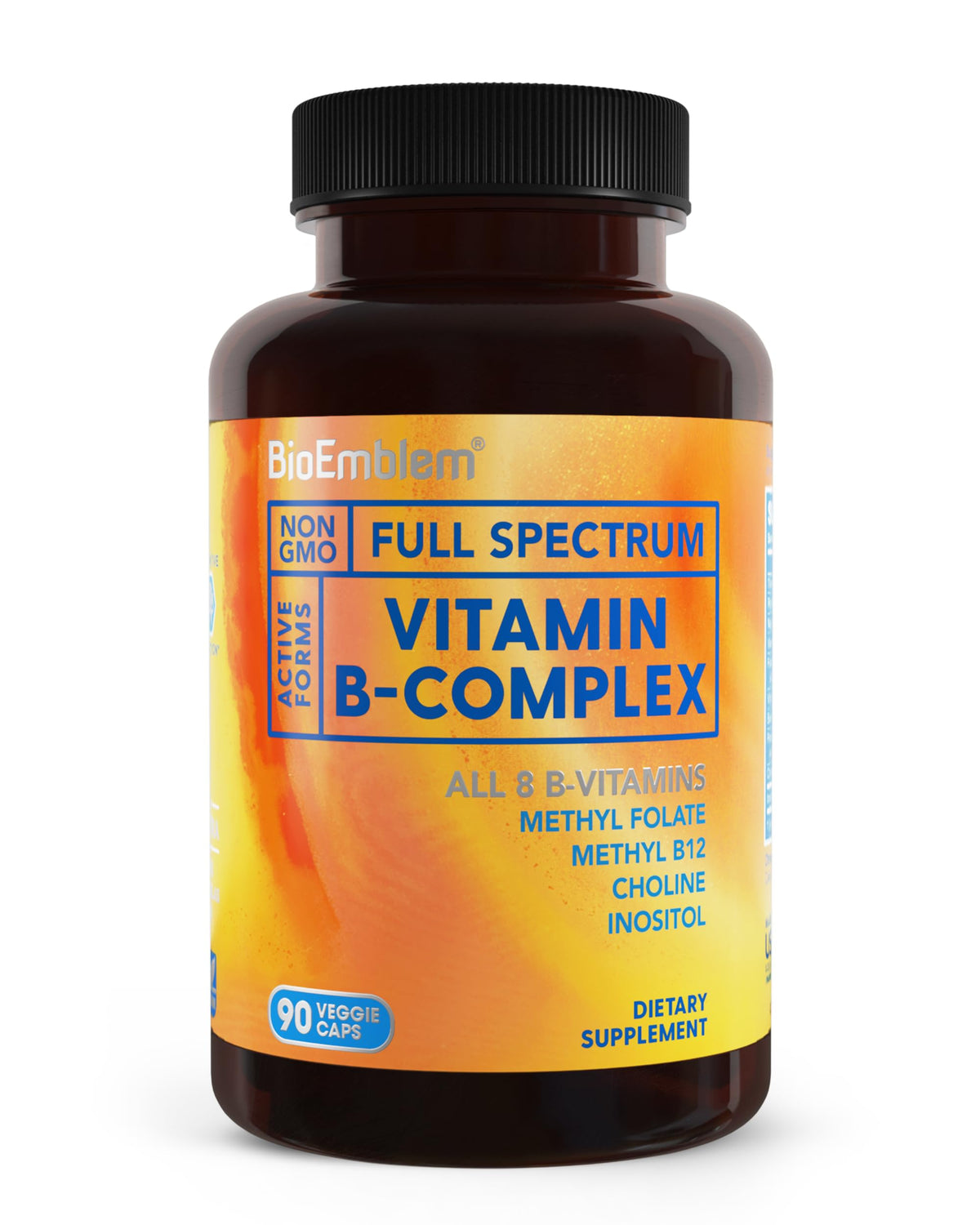 BioEmblem Complejo B cápsulas activas para energía diaria y metabolismo