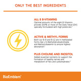BioEmblem Complejo B ingredientes veganos compatibles con dietas