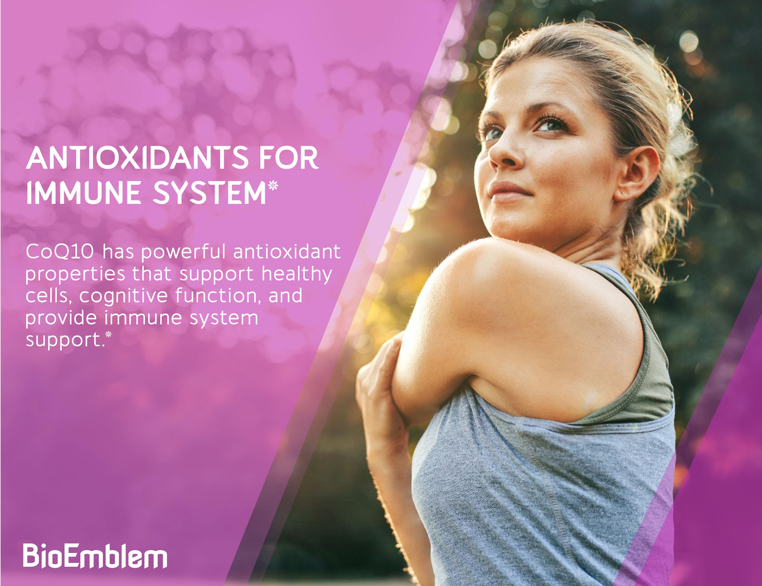BioEmblem CoQ10, favorece la salud cardíaca con energía sostenida