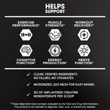 BioEmblem creatina monohidrato mejora concentración y enfoque durante el entrenamiento