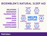 BioEmblem relajante con L-teanina pura para un descanso sereno.