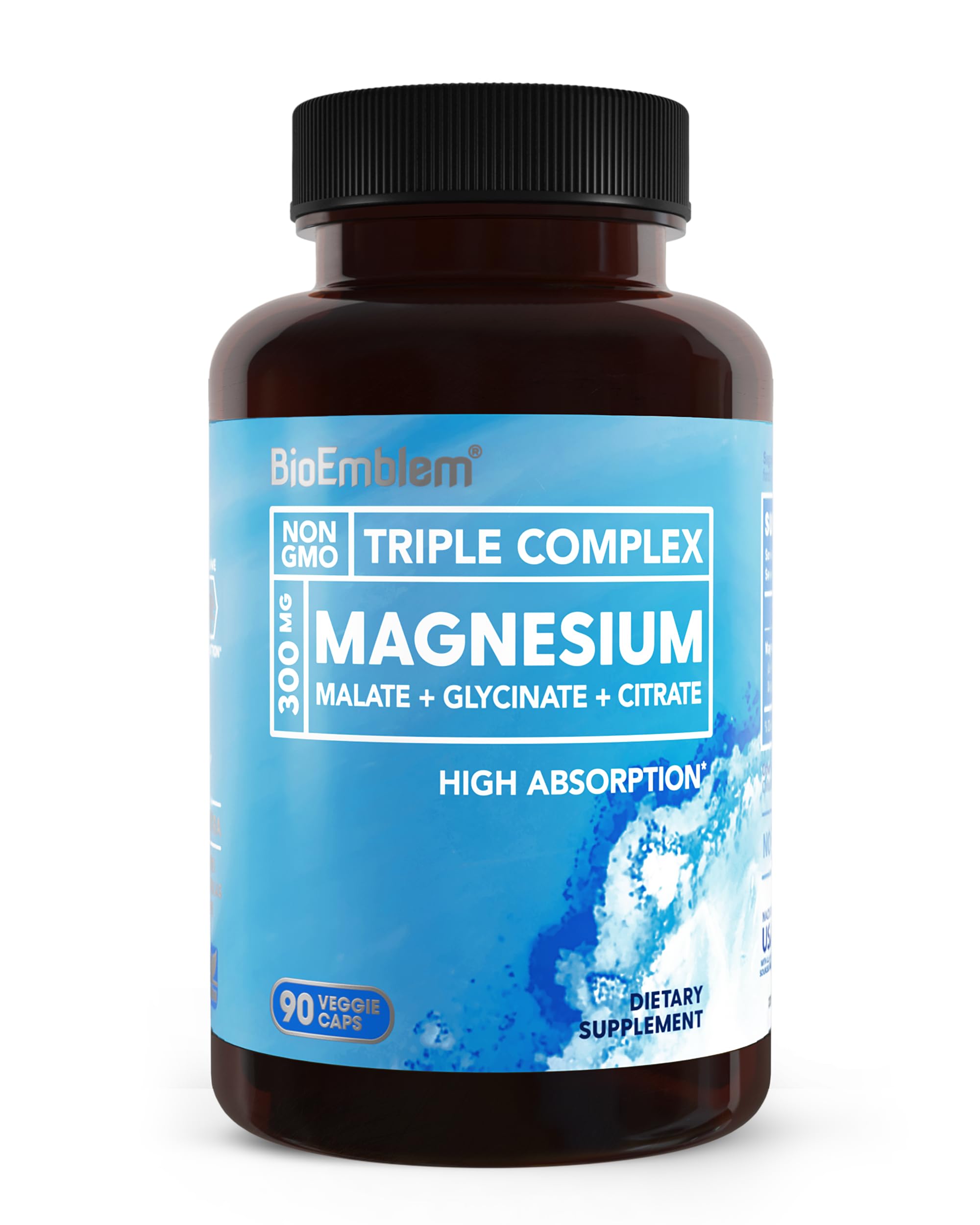 BioEmblem Triple Magnesium Complex cápsulas de alta absorción para uso diario