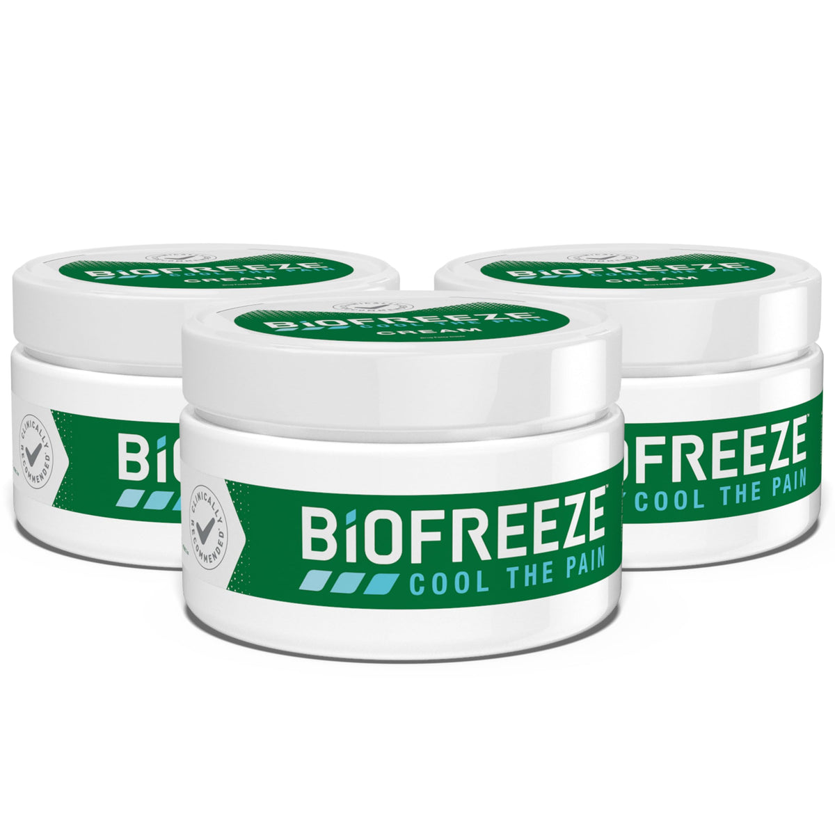 Biofreeze crema de alivio del dolor con mentol, sensación refrescante para músculos