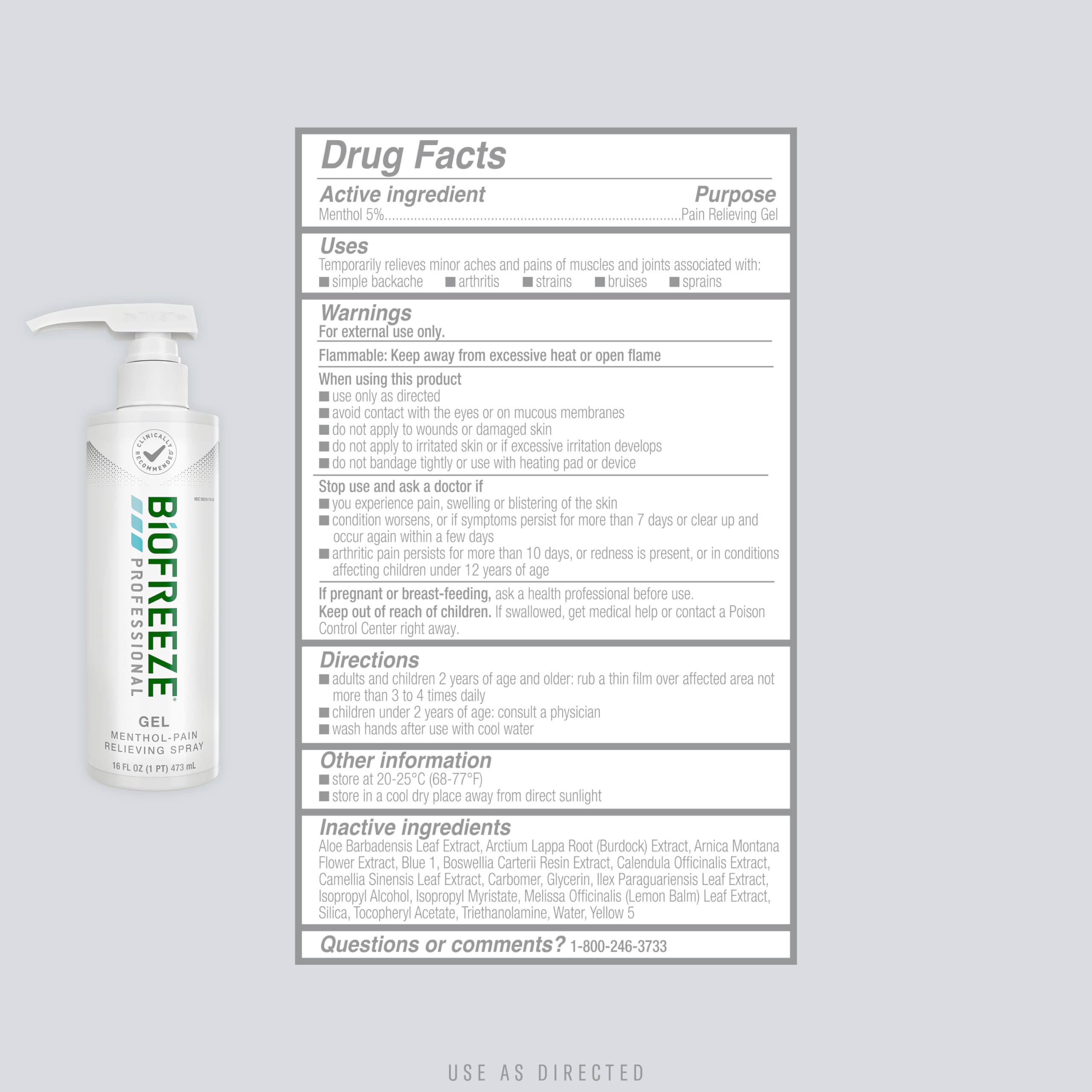 Biofreeze Professional Gel, alivio para hombro, sensación fría que acompaña la rutina de entrenamiento.