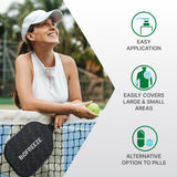 Biofreeze Professional Gel en el hombro, alivio inmediato.