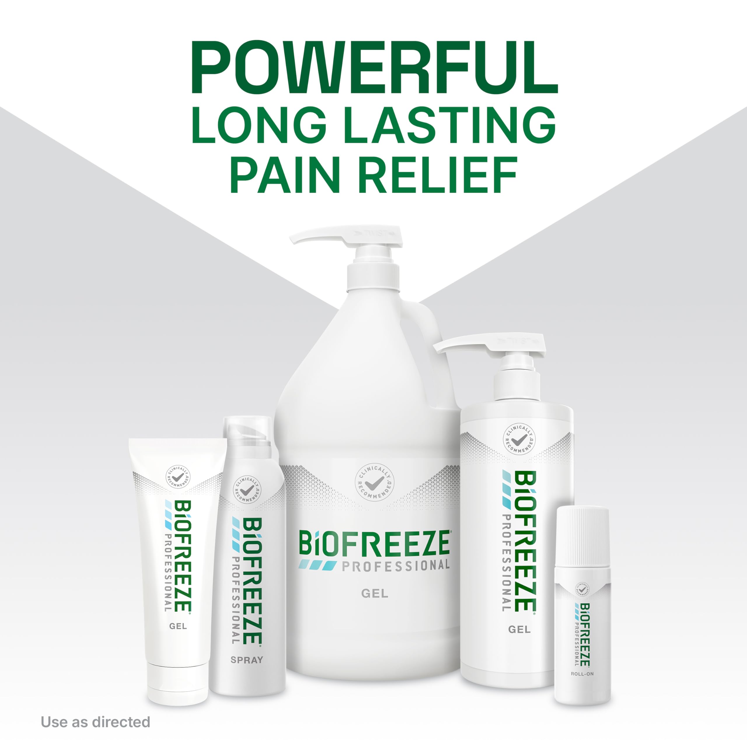 Biofreeze Professional hombro dolor: frescura que acompaña el movimiento.