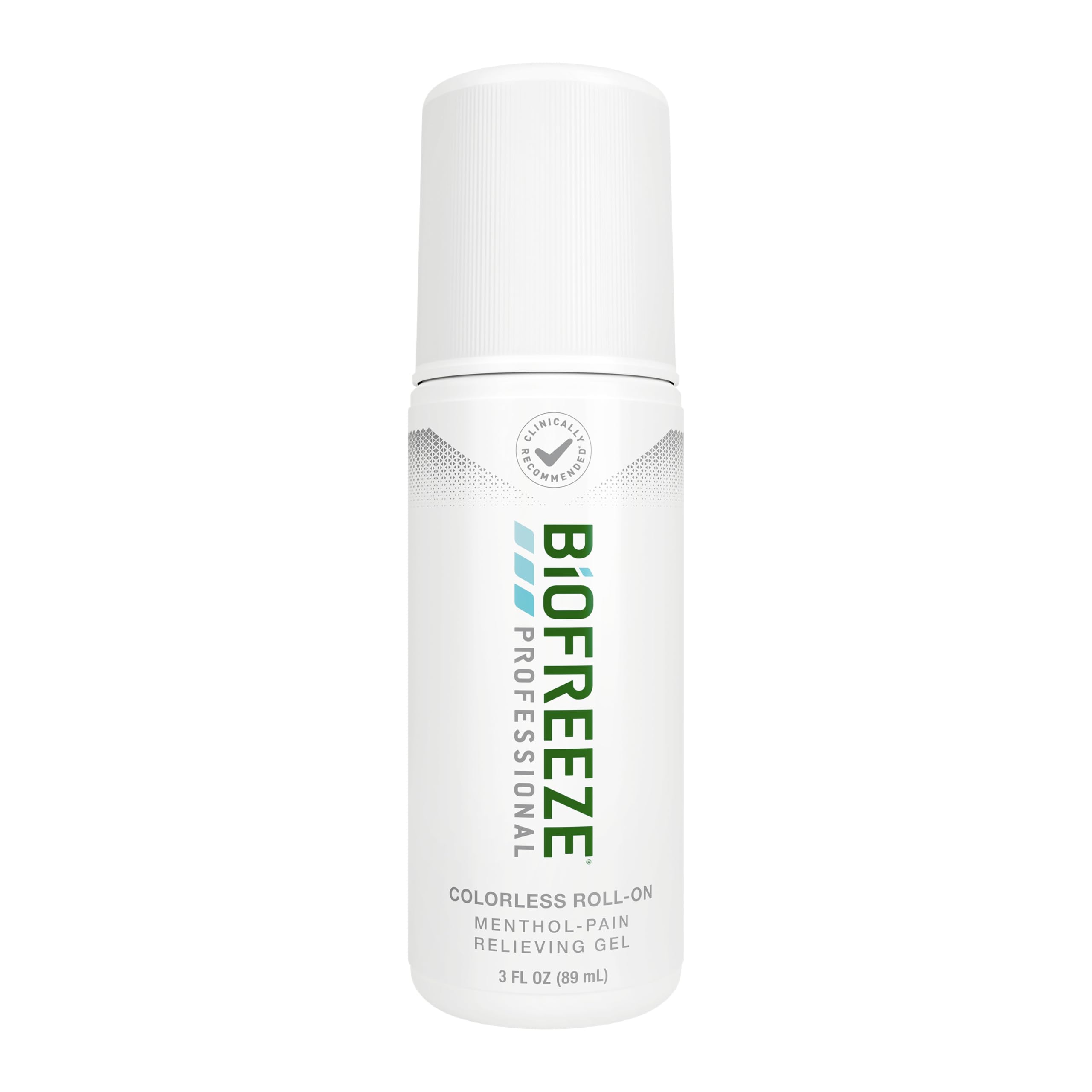 Biofreeze Professional Roll-On: aplicación mentolada para alivio localizado del dolor.