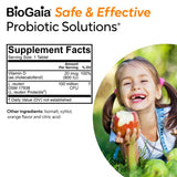 BioGaia Immune Active Kids sabor naranja y forma atractiva para niños.