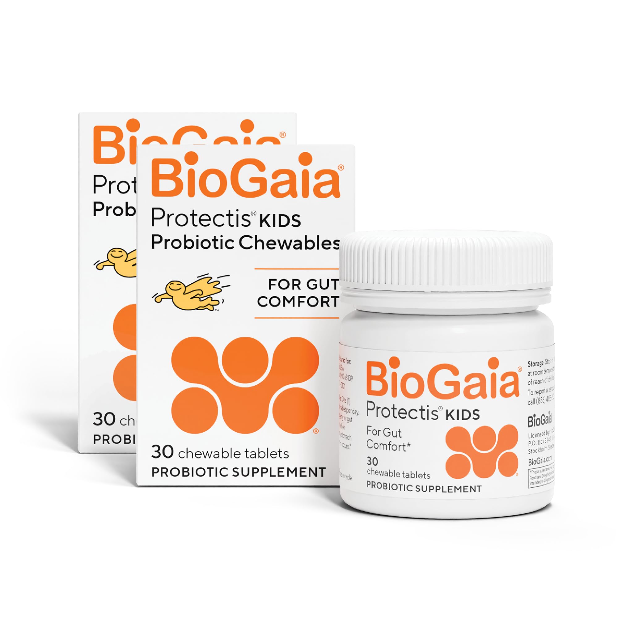 BioGaia Protectis tableta masticable para niños, confort digestivo