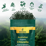 Biogenesis Chlorella mini tabletas: dosis diaria para rutina saludable