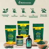 Biogenesis Clorela envase natural y libre de pesticidas