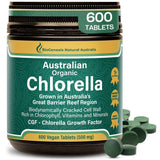 Biogenesis Clorela Orgánica tabletas 600 para energía sostenida