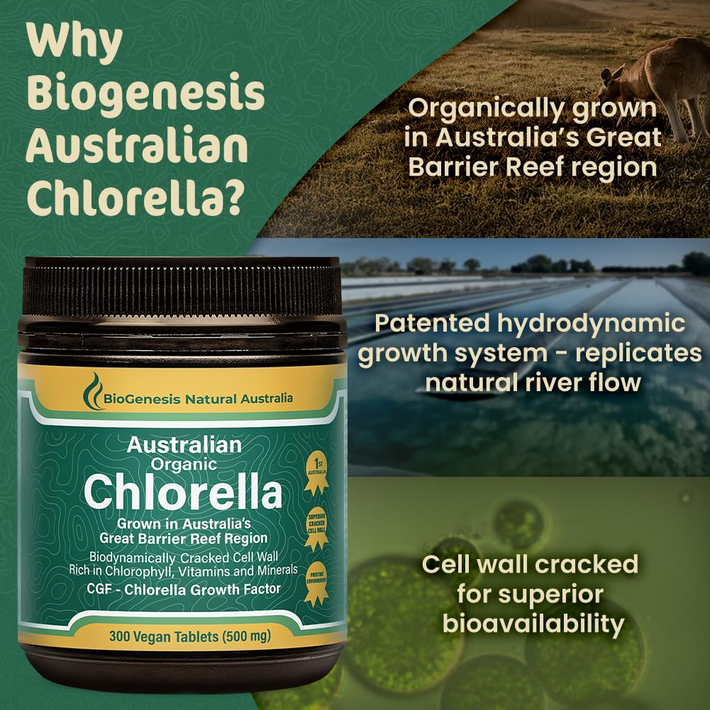 Biogenesis Clorella cultivo australiano garantiza trazabilidad y pureza