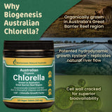Biogenesis Clorella cultivo australiano garantiza trazabilidad y pureza