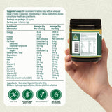 Biogenesis Clorella tabletas en mano formato cómodo y vegano