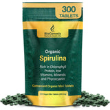 Biogenesis Spirulina mini tabletas para energía diaria y bienestar