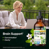 BIO KRAUTER Bacopa monnieri, etiqueta visible para identificar la marca.