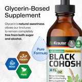 BIO KRAUTER cohosh negro fórmula simple de agua, glicerina y cohosh.