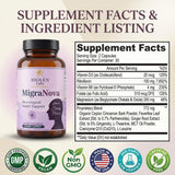 Biolen Labs MigraNova: cápsulas para apoyo al manejo de migrañas recurrentes.