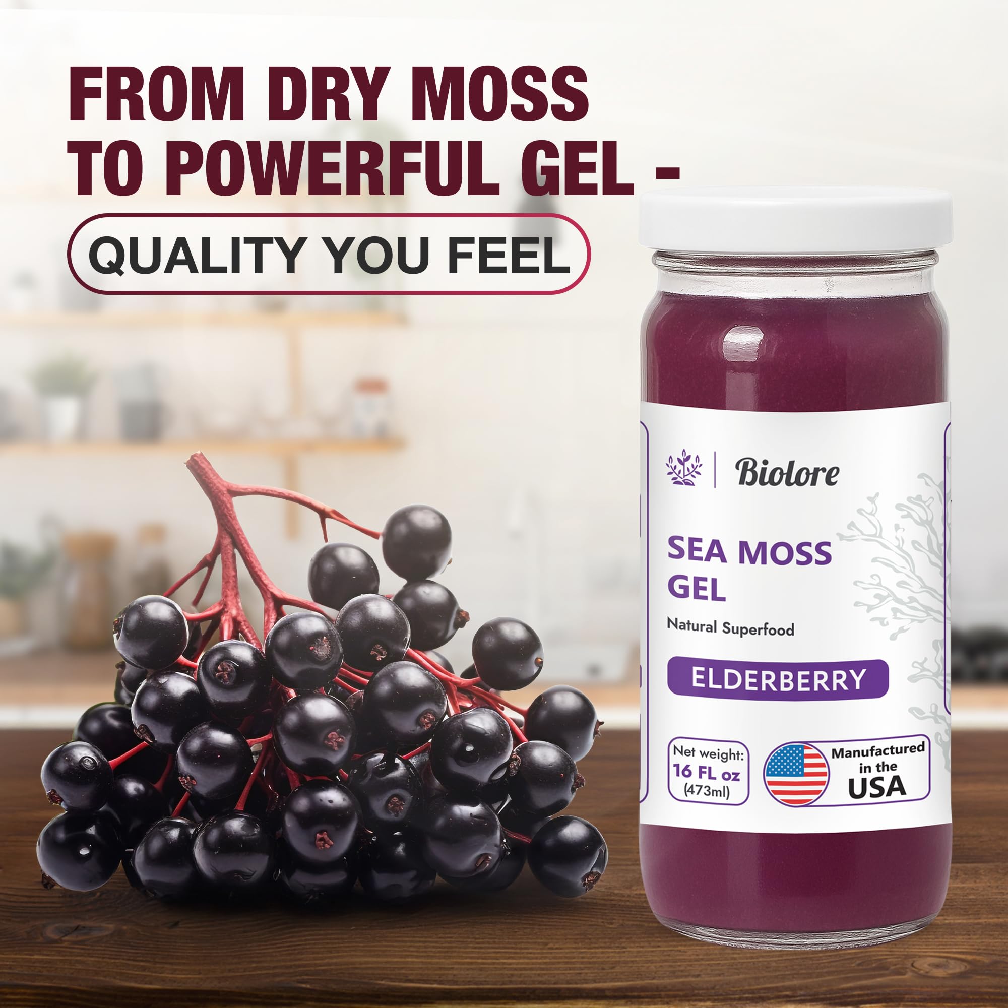 Biolore sabor-frutal-elderberry: sabor afrutado que complementa cítricos y manzanas.