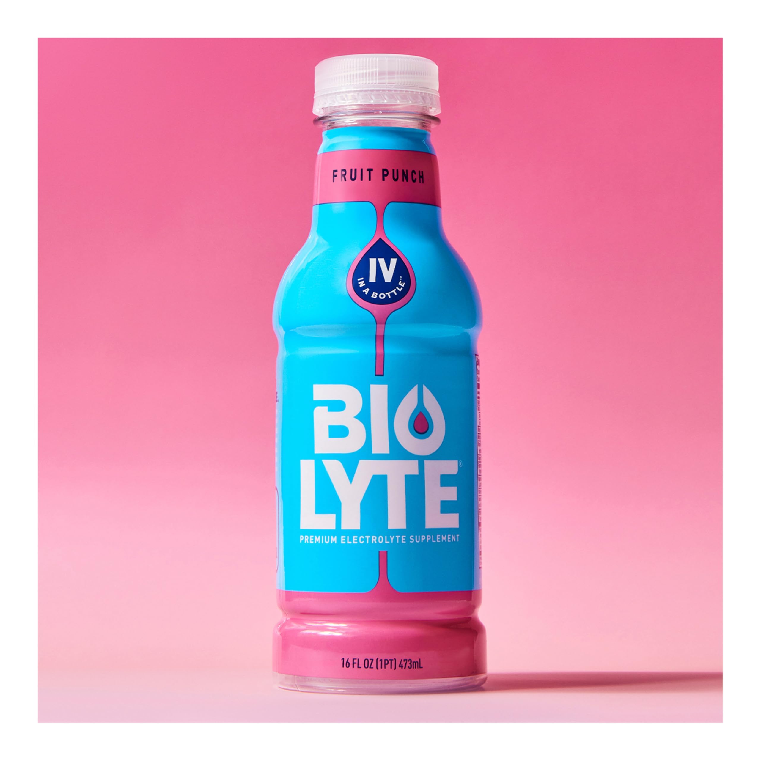 BIOLYTE para recuperación tras comidas abundantes, sabor refrescante.
