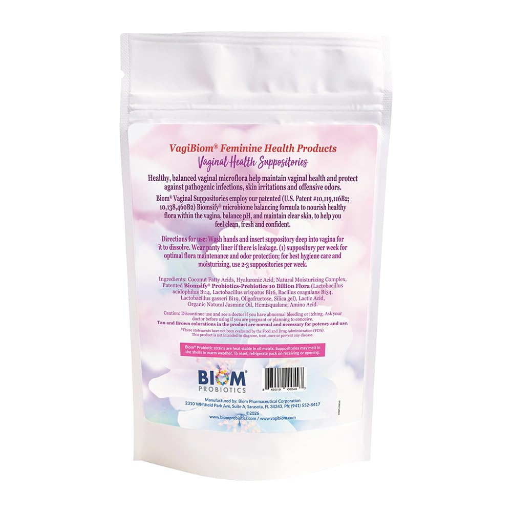 VagiBIOM de Biom Probiotics: textura cremosa para comodidad.