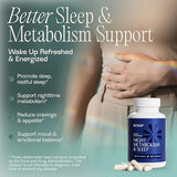 BIOMA Night Metabolism & Sleep cápsulas, apoyo ligero al metabolismo durante la noche.