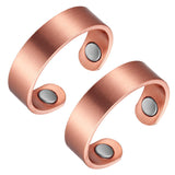 BioMag: anillo magnético de cobre con diseño clásico para uso diario cómodo.