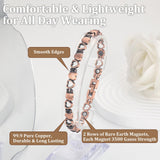 Pulsera BioMag con 14 imanes en tobillo para apoyo cotidiano.