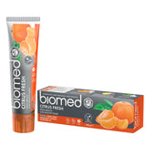 BIOMED CitrusFresh envase de pasta de dientes para uso diario confiable