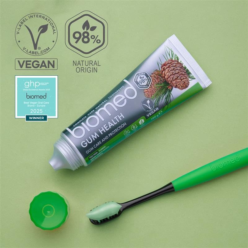 BIOMED Gum Health extracto de camomila para un aliento agradable.