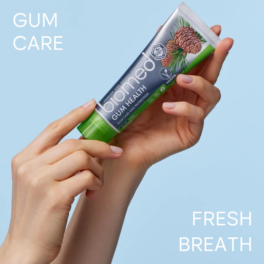 BIOMED Gum Health llantén para cuidado de encías.
