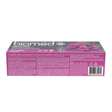Biomed Pasta Dental textura cremosa, aplicación suave y uniforme.