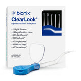 Curetas iluminadas ClearLook de Bionix con AngleLoop para mayor visibilidad.