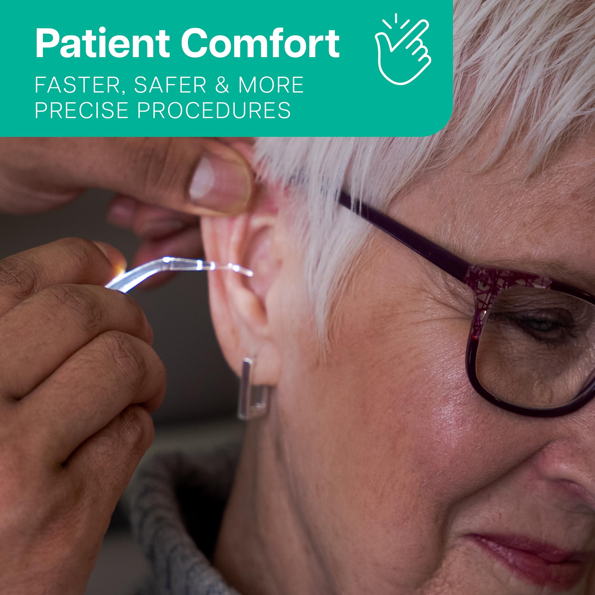 Curetas InfantScoop de Bionix para cerumen en oídos infantiles.