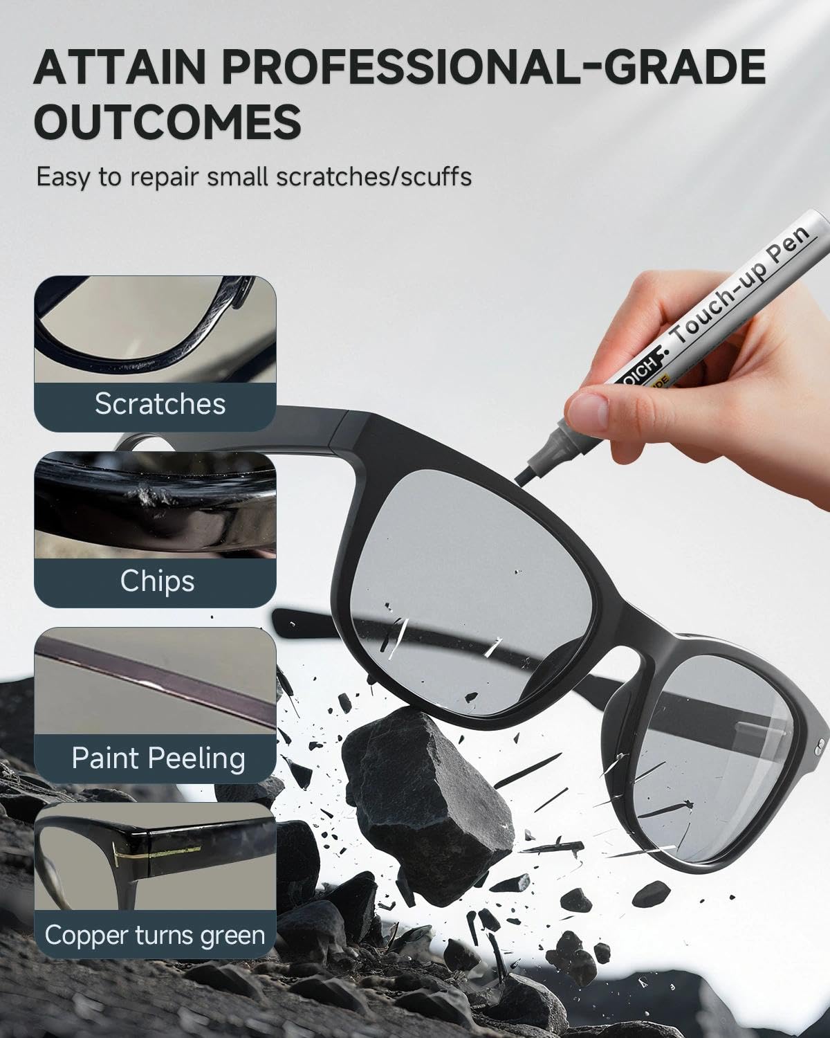 BIOOICH sistema resistente al sudor protege el look diario de las gafas