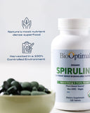 Prueba de terceros para metales pesados en BioOptimal Spirulina.
